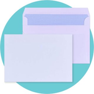 White envelopes